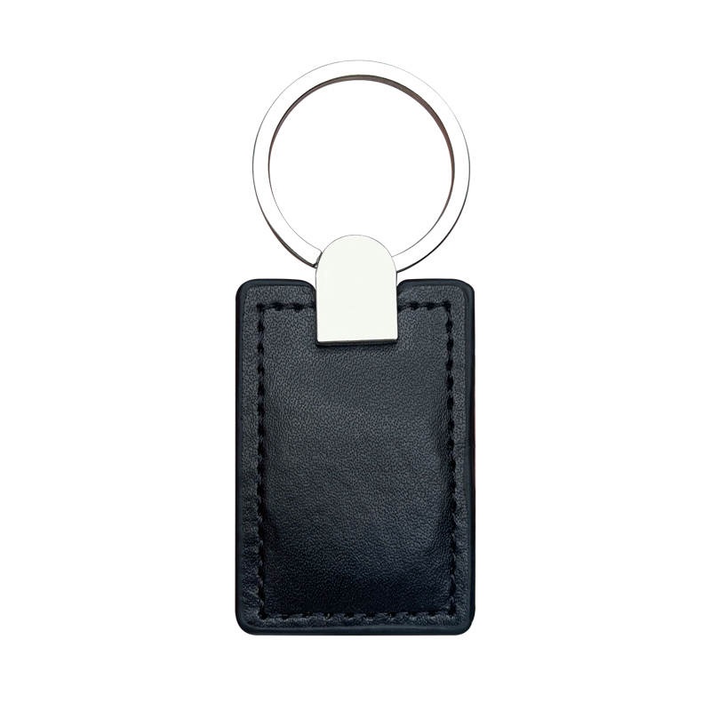 Μαγνητικό Tag Πρόσβασης 13.56kHz OEM BLACK LEATHER RFID IC Key Tag / Key fob NFC