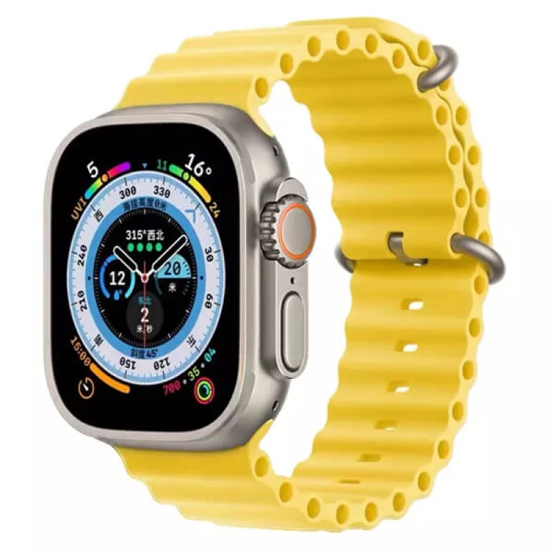 Z55 Ultra Smartwatch με Παλμογράφο YELLOW Z55-UYC