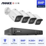 ANNKE SET N48PAW 4K POE NVR 4 BULLET CAMERAS ΕΞΩΤΕΡΙΚΕΣ I91BL4 8MP 2.8mm