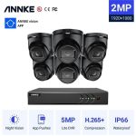 ANNKE CCTV 8CH 5MP DVR + 6  2MP TURRET Cameras ΕΞΩΤΕΡΙΚΕΣ FULL SET DW81KD-CT1GS06