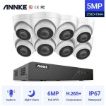 ANNKE SET N48PBB POE 6MP NVR 8 IP + 8 TURRET CAMERAS 5MP ΕΞΩΤΕΡΙΚΕΣ I51DS 5MP 2.8mm