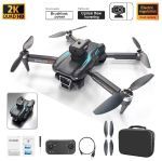 Drone X223 BRUSHLESS 2K HD Dual Camera Foldable Mini Drone BLACK obstacle avoidance