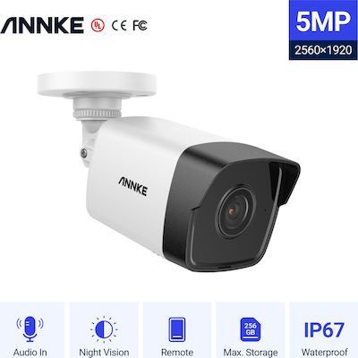 Φωτογραφία από ANNKE I51DL01 5MP 3K 2.8mm IP POE bullet camera με μικρόφωνο