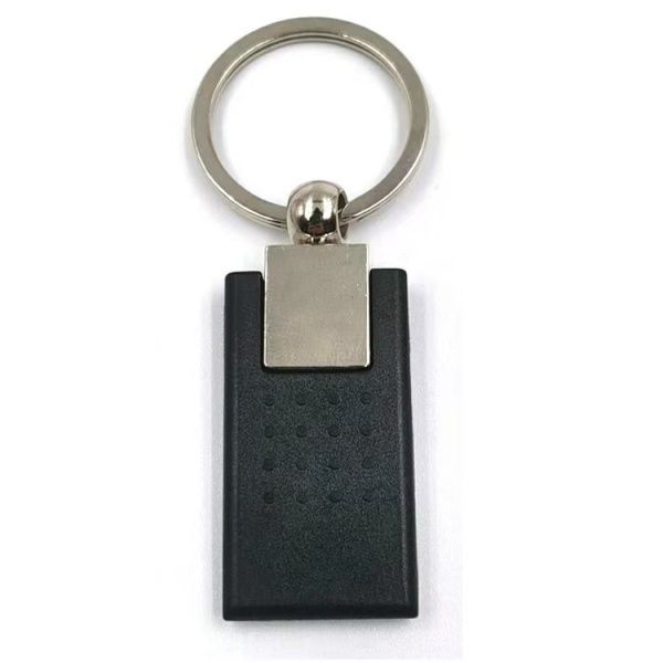 Φωτογραφία από Μαγνητικό Tag Πρόσβασης 13.56kHz OEM BLACK LEATHER RFID IC Key Tag / Key fob NFC